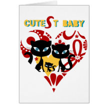 niedlichstes Baby Karte