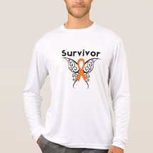 Nieren-Krebs-Überlebend-Stammes- Schmetterling v1 Tshirt