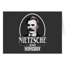 Nietzsche ist mein Homeboy Grußkarte