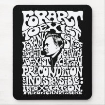 Nietzsche - Kunst Mousepad