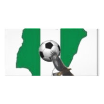 Nigeria-Fußball Photokarte