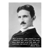 Nikola Tesla Quote poster