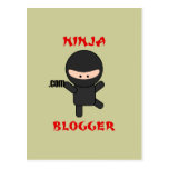 ninja Blogger mit Punkt-COM Postkarten