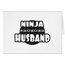 Ninja Ehemann Grußkarten