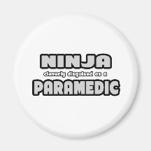 Ninja klug verkleidet als Sanitäter Kühlschrankmagnete