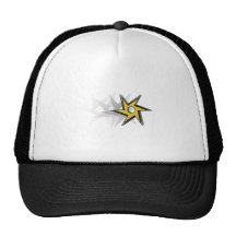Ninja werfender Stern Truckercap