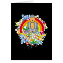 Nirwana Buddha Grußkarte