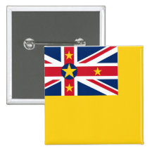 Niue, Neuseeland Anstecknadelbuttons
