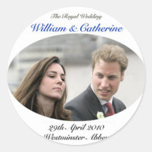 No.1 der königliche Wedding William u. die Catheri Aufkleber