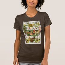 Noahs ABC-Alphabet-Diagramm auf englisch Shirt