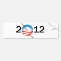 NoBama 2012 Auto Aufkleber