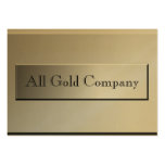 Noble Gold-Namensschild-Visitenkarten