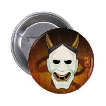 Noh Maske - Hannya Anstecknadel