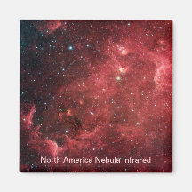 Nordamerika-Nebelfleck-Infrarot Kühlschrankmagnet