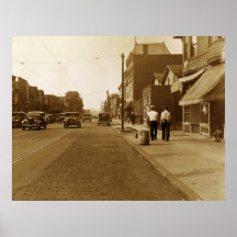 Nordclinton-Allee. 1936 Posterdruck