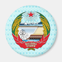 Nordkorea-Wappen Detail Kühlschrankmagnete