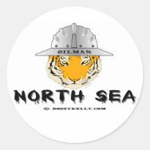 Nordsee-Tiger, Ölfeld-Aufkleber
