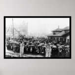 Norfolk, VA-Flotten-Rückkehr-Zuhause 1909 Plakate