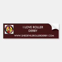 normal_shedevilslogo, WWW.SHEDEVILSROLLERDERBY…. Auto Sticker