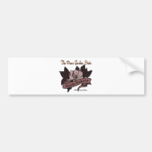 North- Dakotafriedensgarten-Staat Prarie Rose Autosticker