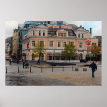 Norway, Bergen city centre Print