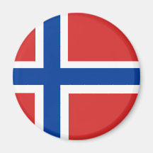Norwegen-Flagge Kühlschrankmagnete