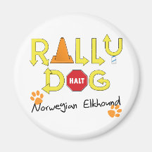 Norweger Elkhound Kundgebungs-Hund Kühlschrankmagnete