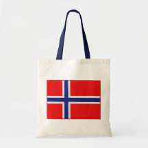 "Norwegische Flagge " Einkaufstasche