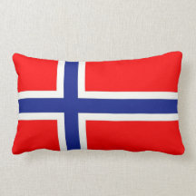 Norwegische Flagge Kissen