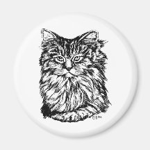Norwegische Waldkatze Magnete