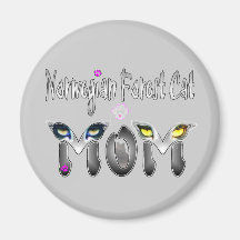 Norwegische Waldkatzen-Mamma-Geschenke Kühlschrankmagnete