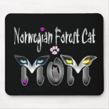 Norwegische Waldkatzen-Mamma-Geschenke Mousepads
