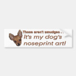 Noseprint Kunst Autosticker