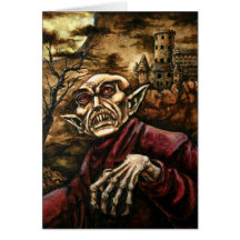 Nosferatu Halloween Karte