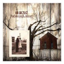 Nostalgie barnwood Western-Landjahrestag Foto Druck
