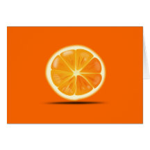 Notecard-Just für Kind-Orange Grußkarte