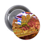 Notre Dame, Paris Anstecknadelbutton