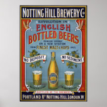 Notting- Hillbrauerei Co, 1899 Plakatdrucke