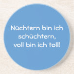 Nüchtern und voll untersatz