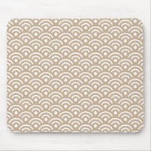 Nugat Seigaiha Muster Mousepad