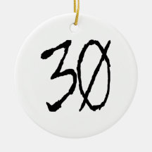 Number30 Ornament
