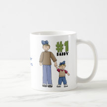 Nummerieren Sie ein, Vater des Vatis #1 und Jungen Kaffeehaferl