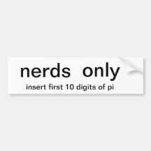 nur Nerds Autosticker