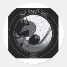 NutMahatSeba Runder Aufkleber