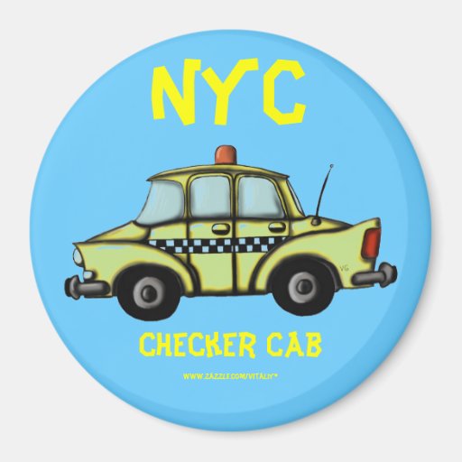 NYC, cooler Magnet des Schachbrettfahrerhauses Kühlschrankmagnete