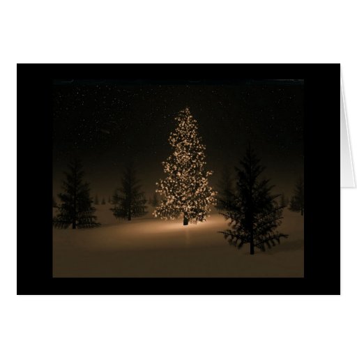 O-Weihnachtsbaum Karte