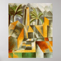 Oase in Farben - Plakat