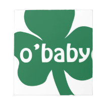 O'Baby Kleeblatt-Iren-Baby notizblöcke