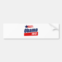 Obama 2012 autoaufkleber