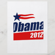 Obama 2012 individuelle flyer